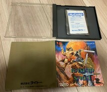 PCエンジン PCE　ソフト ラスタンサーガ2 Ⅱ　HuCARD　箱付　未検品　保管品_画像3