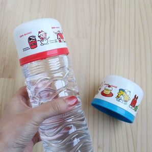 シモジマ ペットボトル用 コップ (2個入り) 2種セット （モーニング・ ストップペイル） ペットボトル キャップ 日本製 昭和レトロの画像4