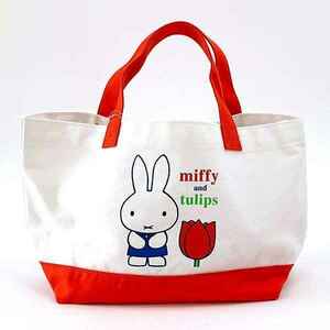 miffy ミッフィー　ランチトート　（チューリップ・レッド）　ミニ トートバッグ　ランチバッグ　ミニトート　バッグ　ディック・ブルーナ