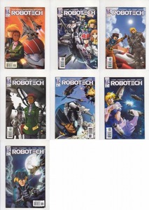  Robot Tec all 7 volume ( American Comics ROBOTECH Super Dimension Fortress Macross )