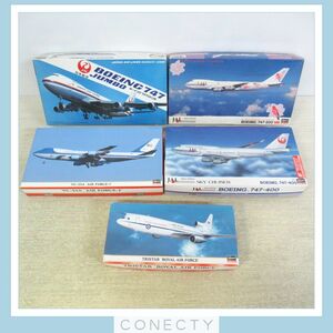 未組立 ハセガワ 1/200 日本航空 ボーイング 747 リゾッチャ パープル/ダッシュ 400/エアフォース 計5点セット HASEGAWA【K1【S3