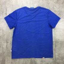 adidas アディダス 半袖Tシャツ プリント メンズ ブルー 青 Lサイズ_画像2