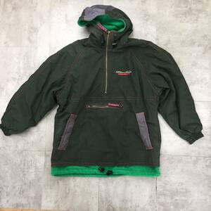 DESCENTE デサント ジャンバー ワンポイント メンズ グリーン 緑 Mサイズ