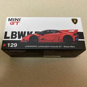 LB WORKS ランボルギーニ ウラカン GT ロッソマーズ （左ハンドル） （1/64スケール ダイキャスト MINI GT MGT00129-L）