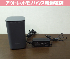 NTTドコモ docomo home 5G HR01 ホームルーター ネットワーク判定〇 ダークグレー Wi-Fiルーター ACアダプター付き 札幌市 新道東店