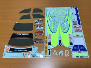 送料210円～ タミヤ スバル インプレッサ WRC モンテカルロ 07 ステッカー TT-02 1/10