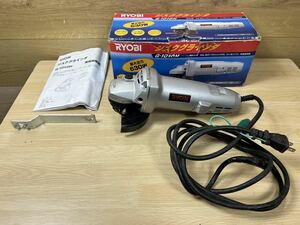 【工具】ジスクグラインダ G-1010H［RYOBI］リョービ ディスクグラインダ DIY 電動工具 動作品 中古 現状品 A33