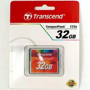 CF【32GB】コンパクトフラッシュ Transcend トランセンド TS32GCF133 133x TYPEI ケース付 新品