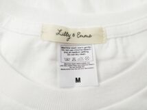 新品タグ付き Lilly & Emma FEEL ALOHA ロゴ Tシャツ 半袖 ホワイト Mサイズ リリーアンドエマ_画像3