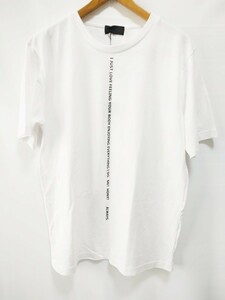 新品タグ付き A.S.M アトリエサブメン 半袖 Tシャツ カットソー ホワイト サイズ52 LLサイズ