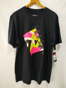 新品タグ付き NIKE ナイキ AIR JORDAN エアジョーダン 半袖 ロゴ Tシャツ Lサイズ 黒 ブラック