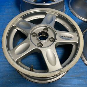 RAYS VOLK RACING 15インチ 15x6.5JJ +45 100/4H 中古4本 レイズ ボルクレーシングの画像2