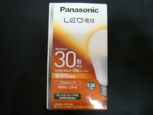 Panasonic・パナソニック／＜LED電球*電球(明るさ)350レーメン電球色相当(下方向タイプ)E26口金*定格寿命40000時間＞□彡『新品』