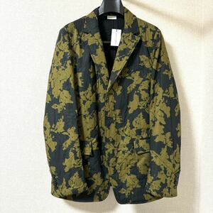 [ новый товар не использовался ]DRIES VAN NOTEN размер 50 стеганная куртка tailored jacket выполненный в строгом стиле 