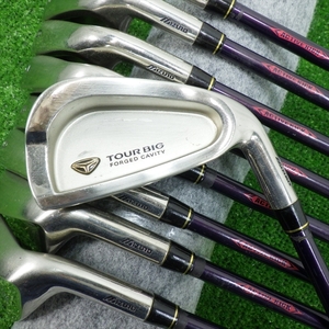 （Ａ345）ＭＩＺＵＮＯ　ＴＯＵＲ　ＢＩＧ　ＦＯＲＧＥＤ　ＣＡＶＩＴＹ　アイアン9本セット　ミズノ　ツアービッグ　