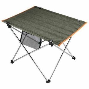 キャンプ テーブル アウトドア 折りたたみテーブル ロールテーブル アルミ製 食事テーブル 室内使用可 ハイキング キャンプ ピクニック