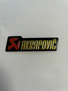 アクラポビッチ 耐熱ステッカー エンブレム　AKRAPOVIC マフラーサイレンサー 