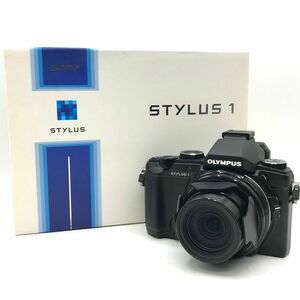 【極美品】　 OLYMPUS オリンパス　STYLUS1 スタイラス１　コンパクトデジタルカメラ　OM SYSTEM