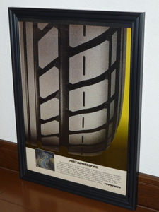 1985年 USA 洋書雑誌広告 額装品 TOYO Tires トーヨータイヤ (A4size) / 検索用 店舗 ガレージ 看板 ディスプレイ サイン