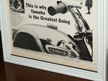 1965年 USA 洋書雑誌広告 額装品 Yamaha Rotary Jet 80 ヤマハ (A4size) / 検索用 YG1 YG-1 店舗 ガレージ ディスプレイ 看板 装飾 サイン_画像3