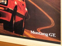 1985年 USA 洋書雑誌広告 額装品 Ford Mustang GT フォード マスタング ムスタング (A3size)/検索用 店舗 看板 ガレージ ディスプレイ 装飾_画像7