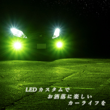 アルファード ヴェルファイア 10系後期 20系前期 LEDフォグランプ グリーン HB4 LED バルブ 緑色 後付け 交換_画像9