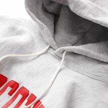 【極美品】Champion Reverse Weave hoodie WISCONSIN チャンピオン リバースウィーブ スウェット パーカー トレーナー USA製 XXL グレー_画像6