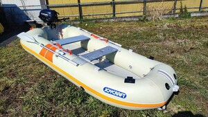 【送料無料】 ジョイクラフト KEM-275(２馬力可能艇）純正ドーリ込み　2022/11購入品　淡水使用のみ