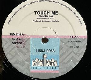 LINDA ROSS / TOUCH ME 中古盤12インチ
