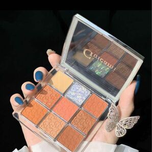 Guicami eyeshadow 9色アイシャドウパレット #03 中国コスメ ブラウンオレンジ系 チップ無 コスメ 