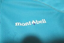 N6578:mont-bell（モンベル）クール パーカ (1114342)/Baby's 80-90/ターコイズ：35_画像4