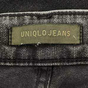 人気！【UNIQLO JEANS】ユニクロ ウルトラストレッチ スキニー フィット ジーンズ デニムパンツ ジーパン ブラック メンズ W32/Y3632UUの画像8