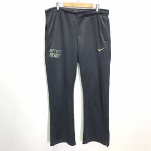 春コーデにオススメ！【NIKE】 ナイキ トラックパンツ ジャージ スポーティー トレンド DRI-FIT BATTLE READY ブラック メンズ XL /Y4440ii