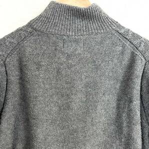 【ikka】イッカ ニット カーディガン シンプル 定番 着回し 日常 お出かけ デート オシャレ 春 毛混 グレー メンズ サイズL/Y4307NNの画像4