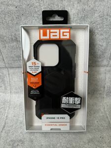 iPhone15Pro（6.1インチ）用UAGケース 黒 ブラック URBAN ARMOR GEAR MagSafe対応 耐衝撃 新品 未使用 送料無料