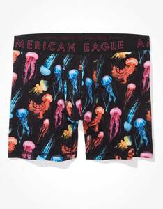 * AE アメリカンイーグル ボクサーブリーフ トランス AEO Jellyfish 6" Classic Boxer Brief XL / Black *