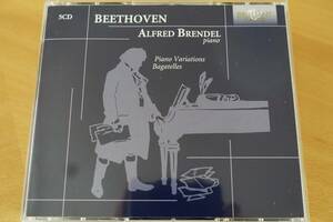 ブレンデル/Alfred Brendel/ベートーヴェン:変奏曲、バガテル集(5CD)