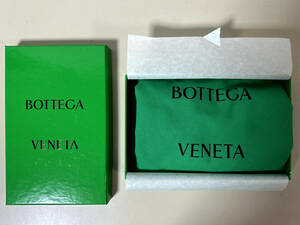 BOTTEGA VENETA エコバッグ　トートバッグ 箱付き 布製 グリーン　手提げ袋 ボッテガヴェネタ