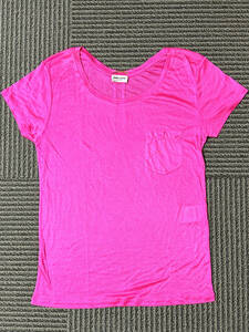  sun rolan T-shirt XS pink SANT LAURENT Hedi Slimane Eddie abrasion man 