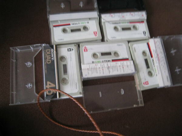 ■即決価格　送料込み金額　カセットテープ TDK 5本　まとめて D C90 ４本 D C60１本　ノーマルポジション 録音済み 当時物 ◆中古◆