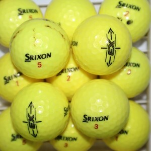 25個 スリクソン X3 イエローカラー Bランク 中古 ロストボール SRIXON 送料無料