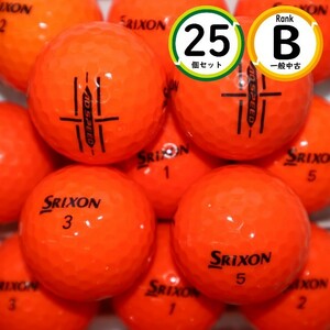 25個 2020年モデル スリクソン AD SPEED オレンジカラー Bランク ロストボール 中古 SRIXON ダンロップ 送料無料