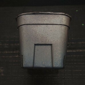 I28TD CELECT オリジナル GLASGOW SQUARE SLIT POT Sサイズ 炭化焼成 釉薬使用 スリット鉢 植木鉢 ポット /塊根植物 グラキリス 作家鉢の画像4