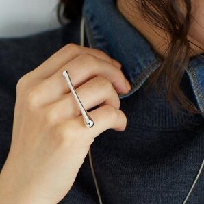 指輪【Nothing And Others/ナッシングアンドアザーズ】Nuance stick Ring スティックモチーフ