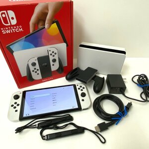 【送料無料】任天堂 Nintendo Switch 有機ELモデル HEG-S-KAAAA ホワイト 中古【Ae719591】