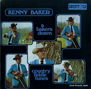 ケニー・ベイカー a bakers dozen country fiddle tunes COUNTY730