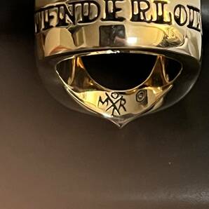【美品】TENDERLOIN テンダーロイン ホースシューリング 13号 8k ゴールド 金 ダイヤモンドの画像3