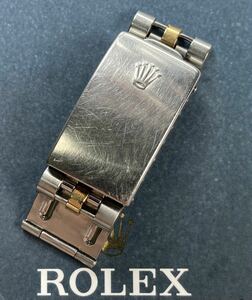 Wクラスプ 1995年 62523H18 ロレックス デイトジャスト コンビ ジュビリーブレス用 20mm 16233 16013 16713 ROLEX DATEJUST clasp ベルト