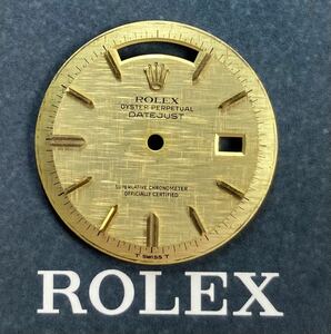 1803 ロレックス デイデイト ゴールド 文字盤 ROLEX DAY-DATE gold dial 金無垢 cal.1555 1556 ダイヤル 