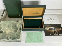 1016 シール 1984年 冊子 付き ロレックス 箱 ケース エクスプローラー ROLEX BOX EXPLORER case 空箱 16550_画像1